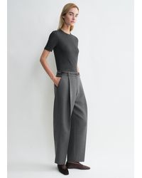 TOTEME - Classic Rib Tee - Lyst