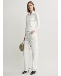 TOTEME - Fitted Polo Cardigan - Lyst