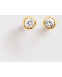 TOTEME - Mini Diamond Studs - Lyst