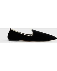 TOTEME - Velvet Venetian Slippers - Lyst