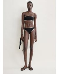 TOTEME - Stripe Edge Strapless Bikini Top - Lyst