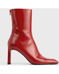 TOTEME - Bar Glossy Leather Boots - Lyst