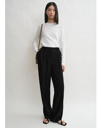 TOTEME - Double-Pleat Summer Trousers - Lyst
