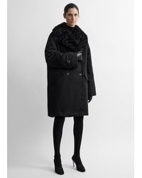 TOTEME - Shearling Cotton Parka - Lyst