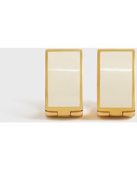 TOTEME - Signature Hoops Ecru - Lyst