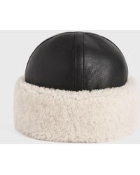 TOTEME - Shearling Winter Hat - Lyst