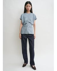 TOTEME - Slouch Waist Crinkled Top - Lyst