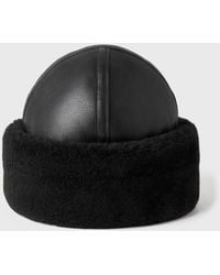 TOTEME - Shearling Winter Hat - Lyst
