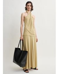 TOTEME - Twisted Jersey Halter Top - Lyst