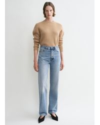 TOTEME - Twisted Seam Denim Full Length - Lyst
