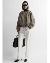 TOTEME - Gathered Parachute Jacket - Lyst