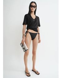 TOTEME - Monogram Pointelle Bikini Bottoms - Lyst