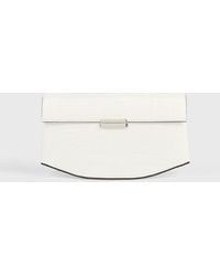 TOTEME - Clip Croco-Embossed Clutch - Lyst