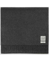 TOTEME - Classic Wool Scarf Dark Mélange - Lyst