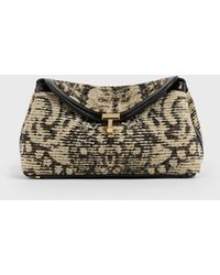 TOTEME - Mini T-Lock Paisley Clutch Rye - Lyst