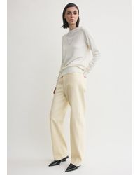 TOTEME - Relaxed Twisted Trousers - Lyst