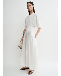 TOTEME - Cotton Silk Tee Dress - Lyst