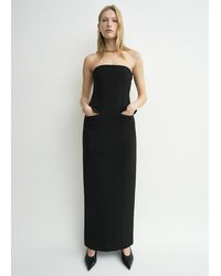 TOTEME - Strapless Pocket Dress - Lyst