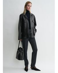 TOTEME - Army Leather Jacket - Lyst
