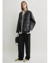 TOTEME - Army Leather Jacket - Lyst