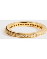 TOTEME - Eternity Diamond Midi Ring 18Kt - Lyst