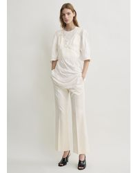 TOTEME - Cropped Satin Camisole - Lyst