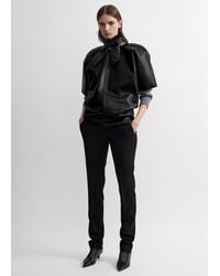 TOTEME - Cocoon Leather Top - Lyst