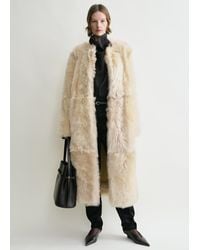 TOTEME - Silky Shearling Coat - Lyst