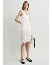 TOTEME - Crinkled Knit Tank Dress - Lyst