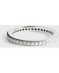 TOTEME - Eternity Diamond Midi Ring 18Kt - Lyst