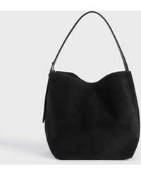 TOTEME - Medium Belted Suede Tote - Lyst