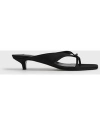 TOTEME - Bow Satin Sandals - Lyst