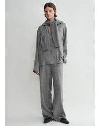 TOTEME - Monogram Flannel Pj Top - Lyst