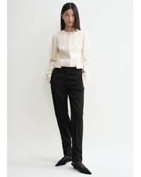 TOTEME - Collarless Cinched Jacket - Lyst