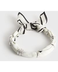 TOTEME - Fine Silk Scarf Collar - Lyst