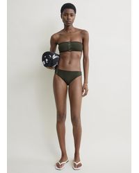 TOTEME - Ribbed Strapless Bikini Top - Lyst