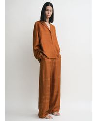 TOTEME - Monogram Silk Pj Top - Lyst