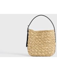 TOTEME - Small Belted Paper Raffia Tote - Lyst