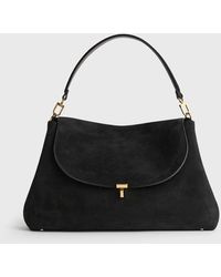 TOTEME - T-Lock Suede Satchel - Lyst