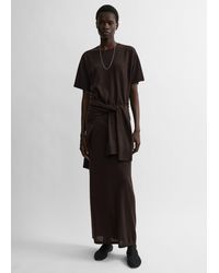 TOTEME - Long Knit Skirt - Lyst