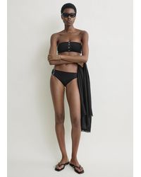 TOTEME - Ribbed Strapless Bikini Top - Lyst