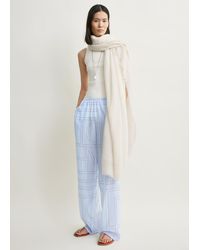 TOTEME - Monogram Cotton-Blend Pj Bottoms - Lyst