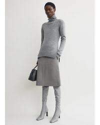 TOTEME - High-Neck Double Knit Pale - Lyst