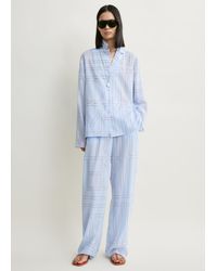 TOTEME - Monogram Cotton-Blend Pj Top - Lyst