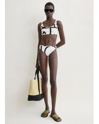 TOTEME - Monogram Bikini Top - Lyst