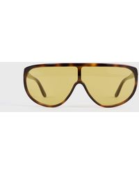 TOTEME - Shield Aviator Sunglasses - Lyst