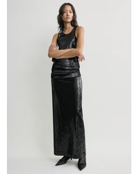 TOTEME - Curved Sequin Tank - Lyst