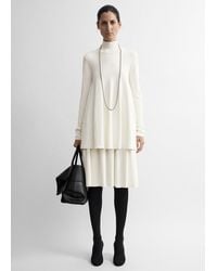 TOTEME - Crepe Turtleneck Top - Lyst