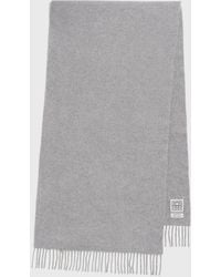 TOTEME - Classic Wool Scarf Light Mélange - Lyst