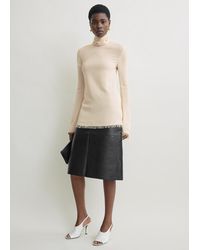 TOTEME - Frayed-Edge Slim Top - Lyst